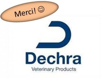 Merci à Dechra Veterinary Product pour leur don! 