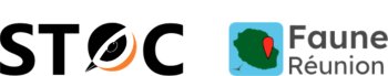 logos programme STOC et Faune-Réunion